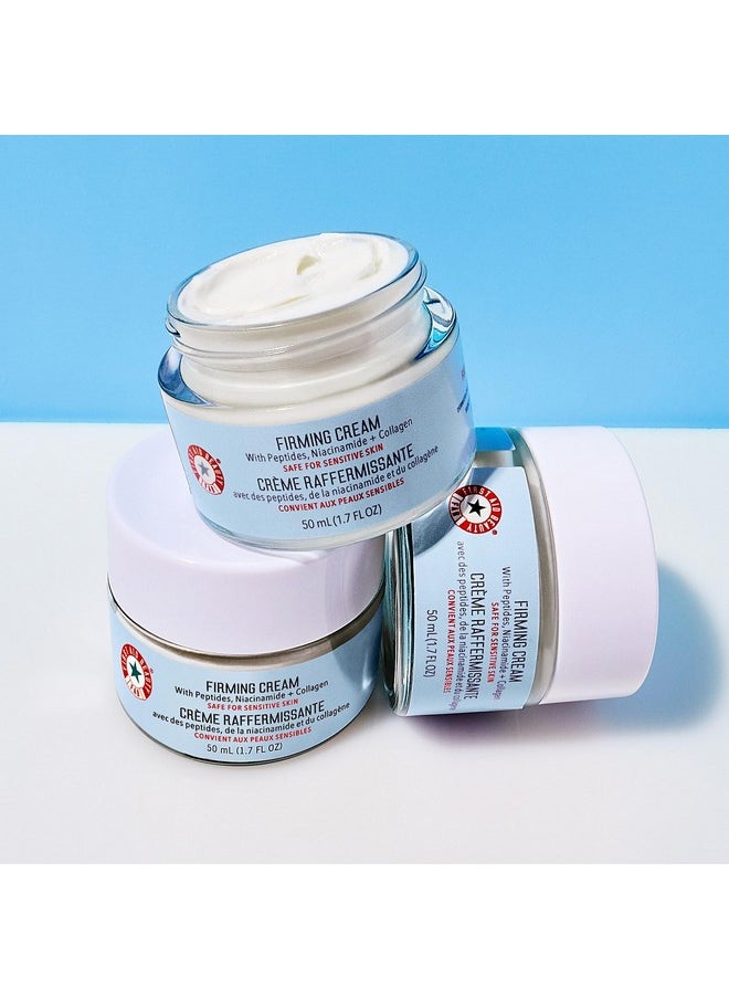 First Aid Beauty - Firming Cream With Peptides Niacinamide + Collagen Day + Night Antiaging Face Moisturizer Jumbo 3.5 Fl Oz - Image 1