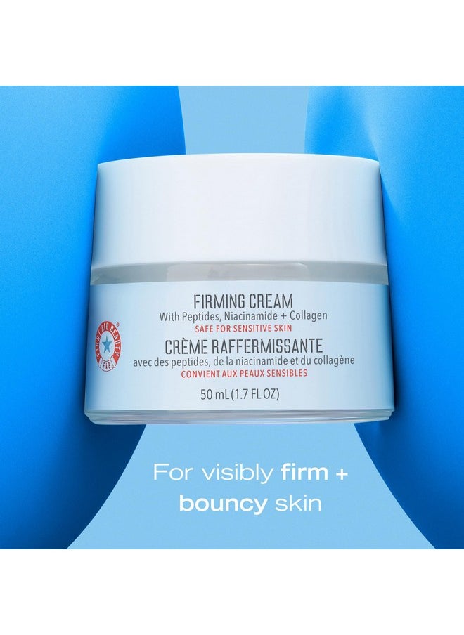 First Aid Beauty - Firming Cream With Peptides Niacinamide + Collagen Day + Night Antiaging Face Moisturizer Jumbo 3.5 Fl Oz - Image 1