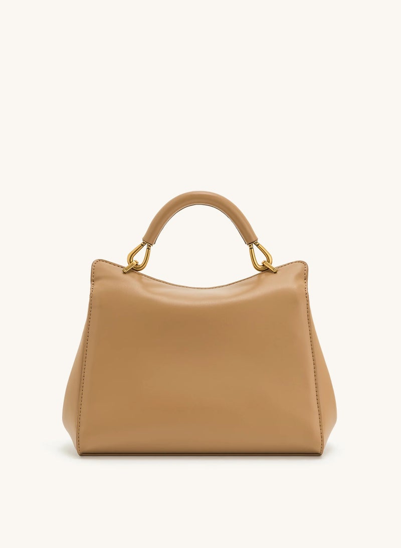 جيه دبليو بي JW PEI النساء New Lucia Tote حقيبة واحدة الكتف حقيبة اليد (بني)  - Image 4