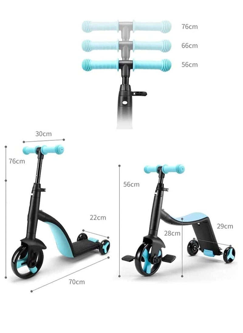 Generic 3 Wheel 3 In 1 Scooter For Kids, Can Be Convert Into A Tricyle, A Scooter With Anti-Slip Surface, A Ride On Toys  - Image 5