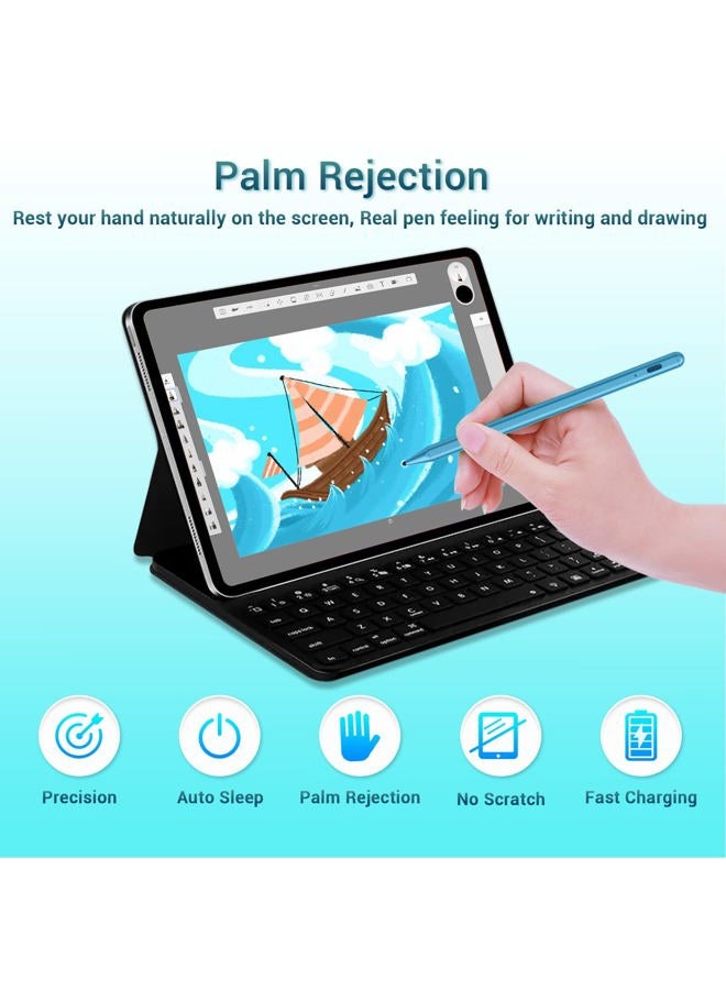 Yottn Stylus Pen for Apple iPad Pencil - Active Pencil A16 10th 9th 8th 7th 6th Generation Palm Rejection for Apple Pen 2018-2025 iPad mini A17 6th 5th Air M2 M3 5th 4th 3rd Gen iPad Pro M4 11-12.9 Inch - Image 3