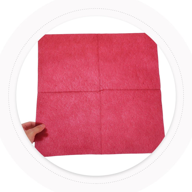 Dark Red Disposable Paper Napkins 25pcs Thick Cloth Texture for Wedding Banquet Restaurant - Image 5