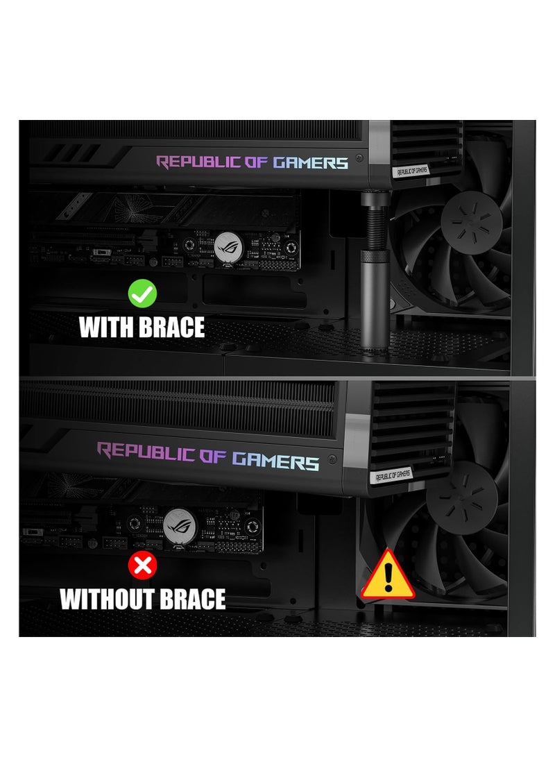 Graphics Card GPU Brace Support, Height Adjustment Video Card Sag Holder Bracket, GPU Stand, Universal VGA Graphics Card Holder - Image 3