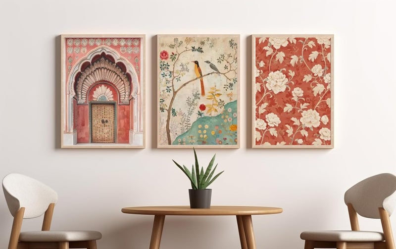Gamya Big Aesthetic Framed Posters Wall Decor Paintings For Living Room, Bedroom/Big Paintings For Wall Decoration (A3 Frames, 14x18 Inches) Set of 3 (Art 2) - Image 3