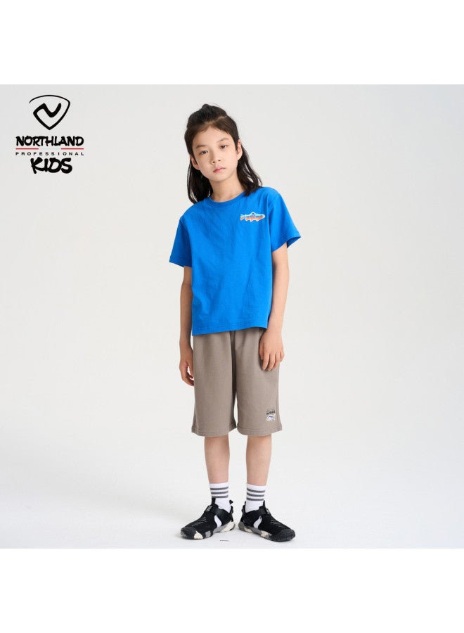 NorthLand Boys' Pure Cotton Short Sleeve T-shirt - Soft, Breathable & Comfortable Loose Fit Kids Top - Image 5