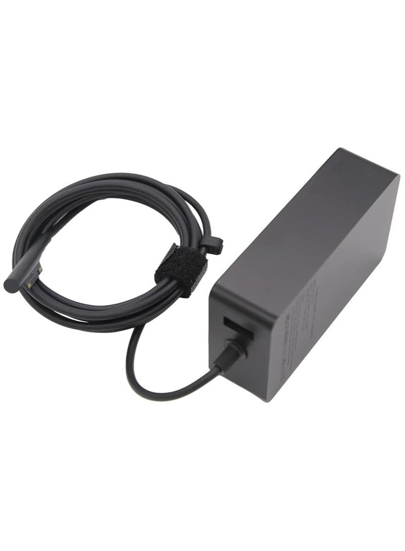 جاي إس بازار 65W Charger For Microsoft 15V 4A Laptop Adapter for Surface Pro 10, 9, 8, 7+, 7, 6, 5, 4, 3, X,Windows Surface Laptop 1,2,3,4,5,6,Surface Go 2 Go 3,Surface Book 3,2,1 - Image 4