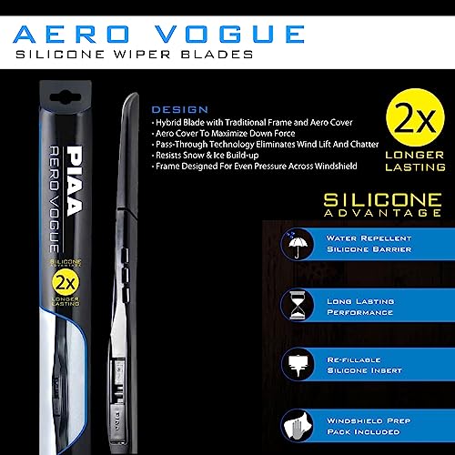 Piaa 96140 Aero Vogue Silicone Wiper Blade - 16"" 400mm (Pack of 1)" - Image 2