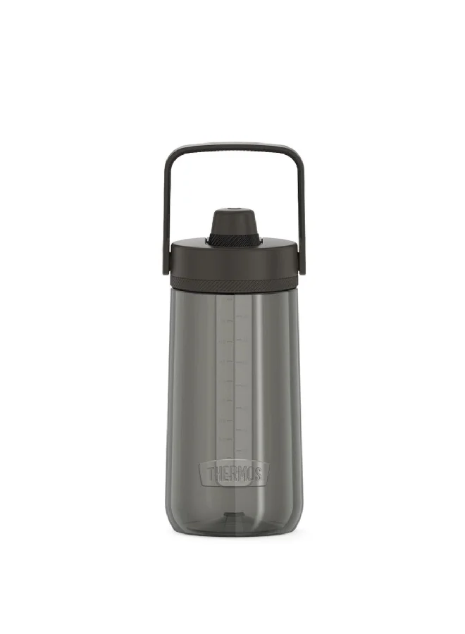 THERMOS Leak Proof Hard Plastic Water Bottle with Spout Grey and Black 40oz TP4349SM6