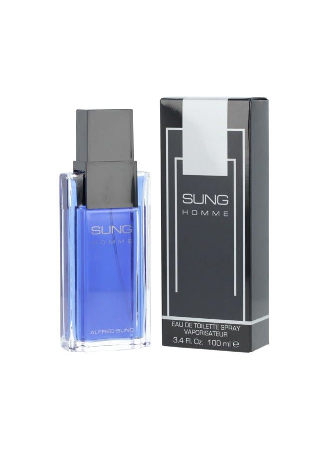 ALFRED SUNG عطر ألفريد سونغ للرجال، هوم أو دو تواليت بخاخ، 3.4 أونصة سائلة - Image 1