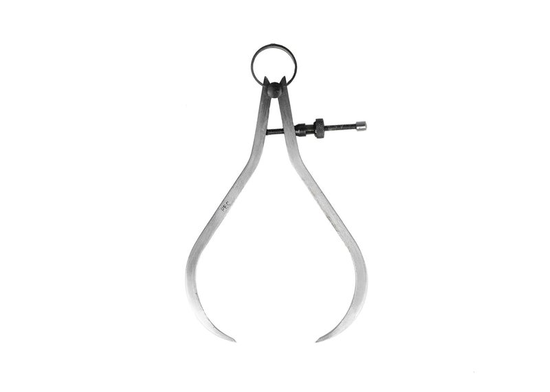 PEC TOOLS Outside Spring Caliper, Quick Nut, Caliper Measuring Tool, Suitable for Woodworking Lathe Projects (3 inches) - Image 2