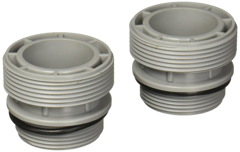 GAME 4560 40mm Hose to 1 1/2 Inch Inlet/Outlet, Adapter Conversion Kit (For Intex & Bestway Pools), 2 Count (Pack of 1) ,Grey - Image 1