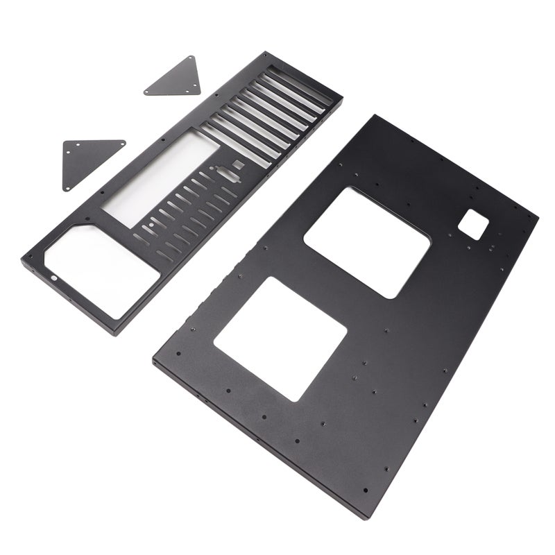 Open Computer Case: SECC Material Sturdy Durable Open Chassis - Good Heat Dissipation Effect Case Rack for ATX M-ATX ITX Motherboards Mining Machine Setup - Image 2