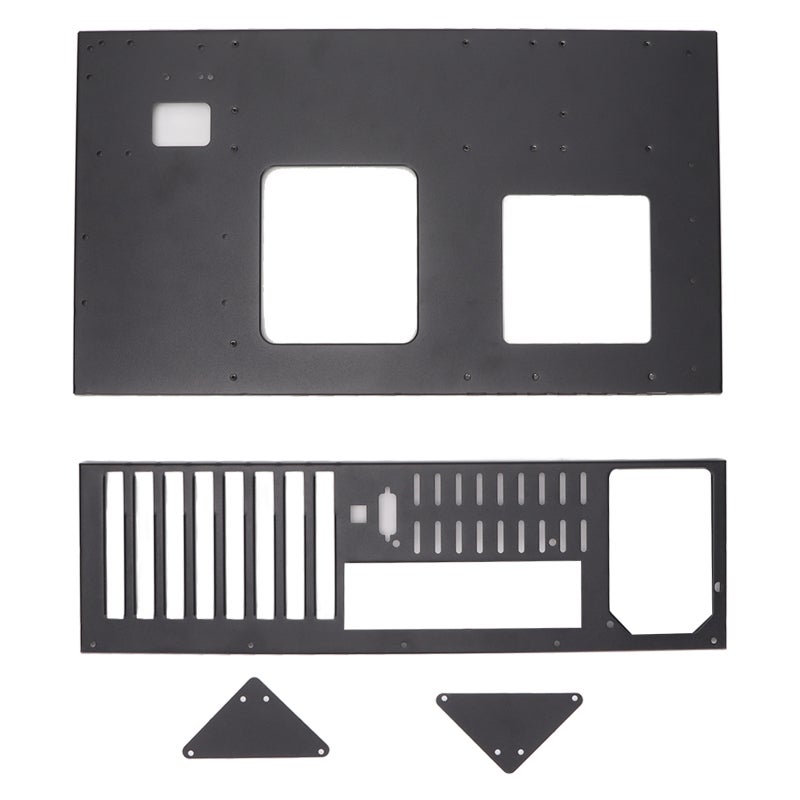 Open Computer Case: SECC Material Sturdy Durable Open Chassis - Good Heat Dissipation Effect Case Rack for ATX M-ATX ITX Motherboards Mining Machine Setup - Image 5