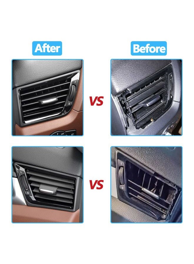 Goodithy Front Dashboard Air Conditioner AC Vent Outlet Grille for BMW X1 E84 2010-2015 Piano Black (Right) - Image 5