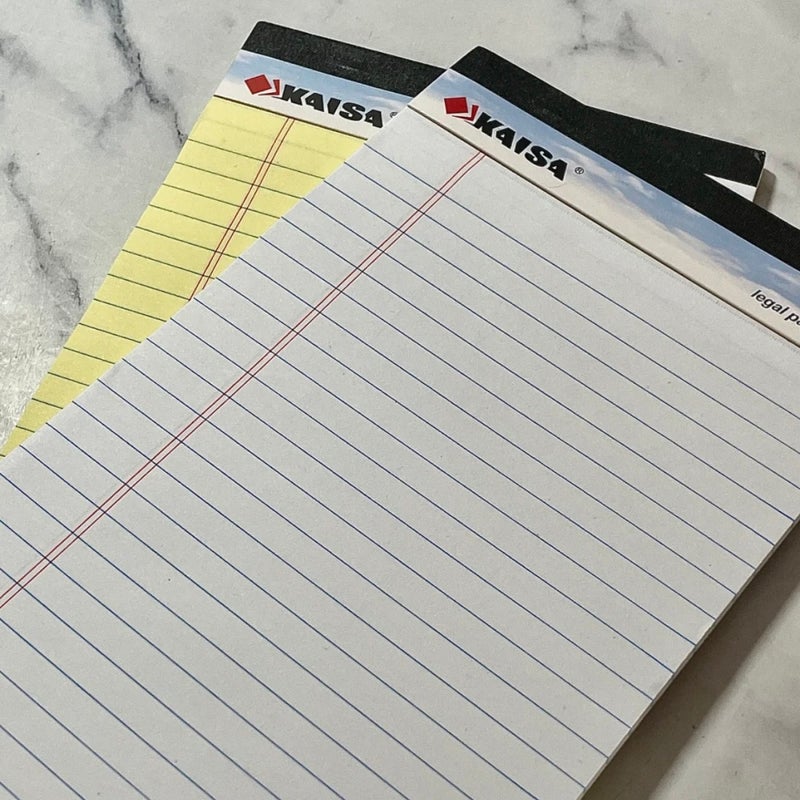 Kaisa Kaisa American-Style Paper Book Horizontal Line High Color Value Retro Tearable Draft Book A4 Book Postgraduate Entrance Examination Silent Writing Yellow - Image 4