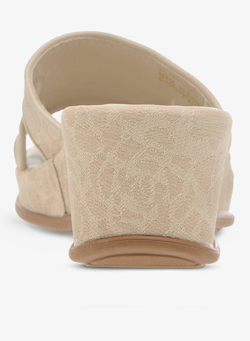 فلورا بيلا من شو إكسبرس صنادل نسائية بكعب إسفين بنقوش زهور ونسيج - Image 5