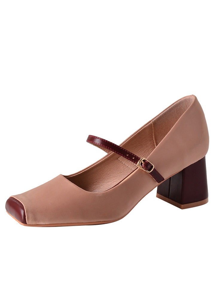 Loquat Mary Jane Single Shoes French Retro Spring And Autumn New Style - Image 2