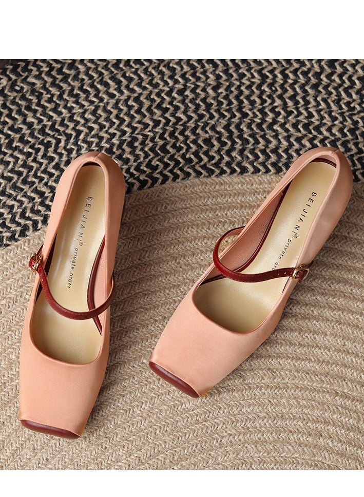 Loquat Mary Jane Single Shoes French Retro Spring And Autumn New Style - Image 3