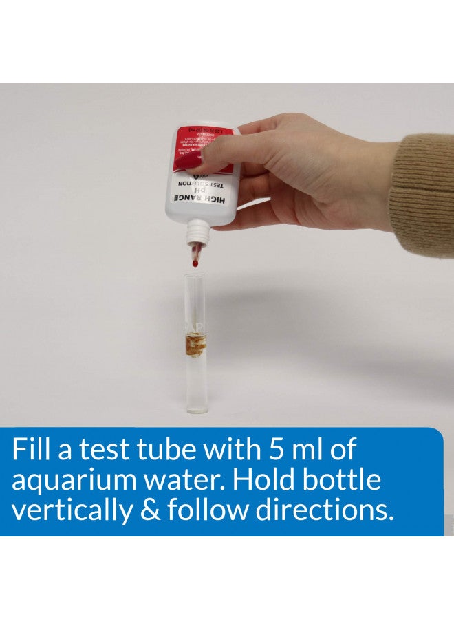 API API HIGH RANGE PH TEST KIT 160-Test Freshwater and Saltwater Aquarium Water Test Kit, 150-watt halogen bulb  - Image 3