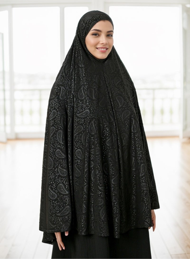 Instant Hijab Women Cashew Scarf Full Cover Head and Neck Comfort and Breath Headscarf  - Image 1