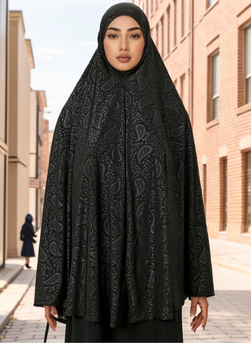 Instant Hijab Women Cashew Scarf Full Cover Head and Neck Comfort and Breath Headscarf  - Image 2