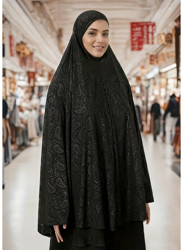 Instant Hijab Women Cashew Scarf Full Cover Head and Neck Comfort and Breath Headscarf - Image 1