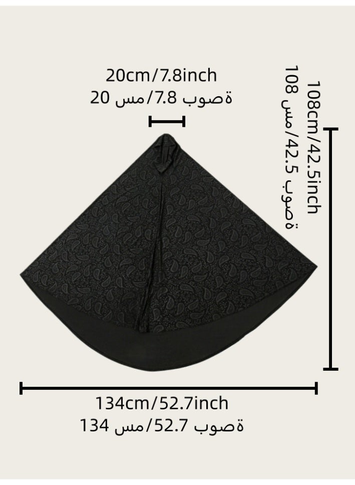 Instant Hijab Women Cashew Scarf Full Cover Head and Neck Comfort and Breath Headscarf - Image 2