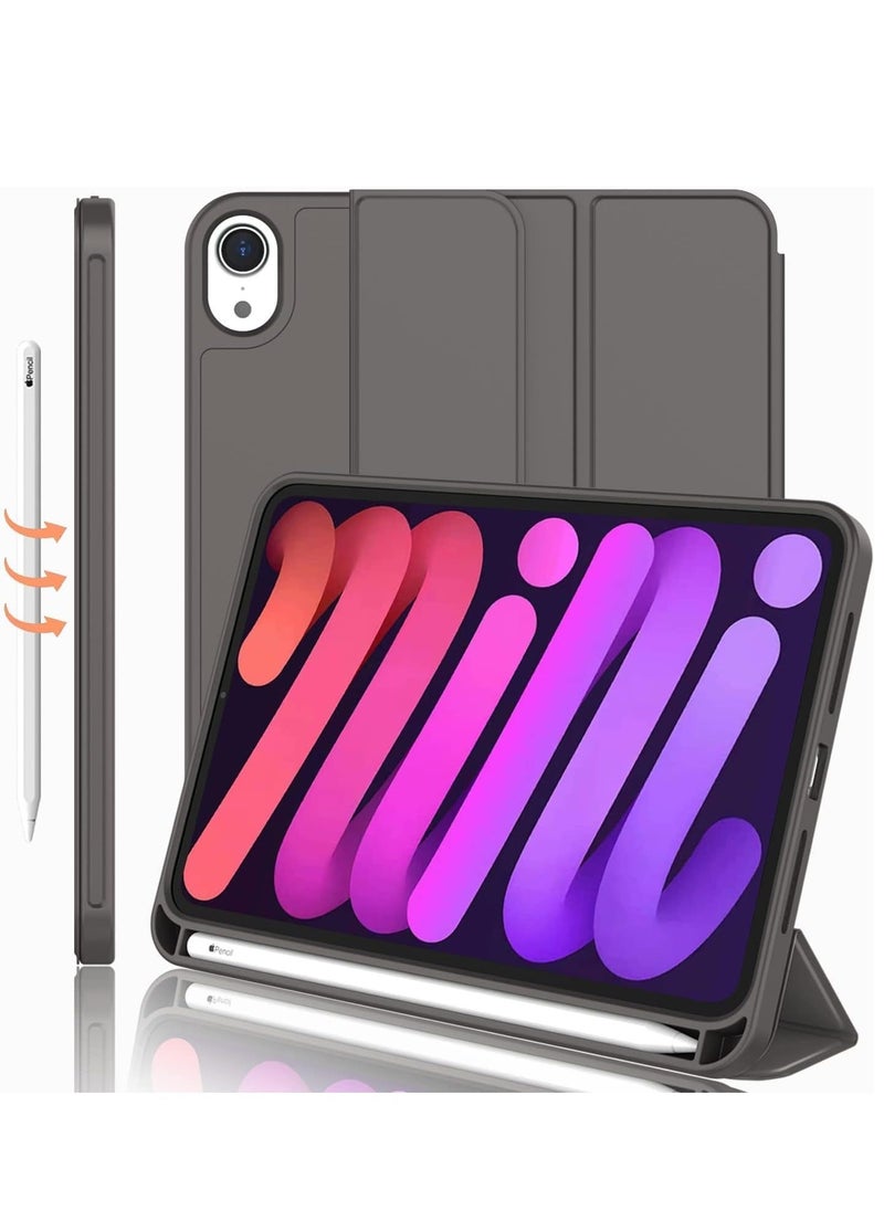 JAJEEK New Smart Case with Pencil Holder Compatible with iPad Mini 7 – Tri-Fold Smart Case with Soft TPU Back, Auto Wake/Sleep, Dustproof & Anti-Fingerprint, Heavy Duty Protection, Ultra-Slim & Lightweight - Image 1