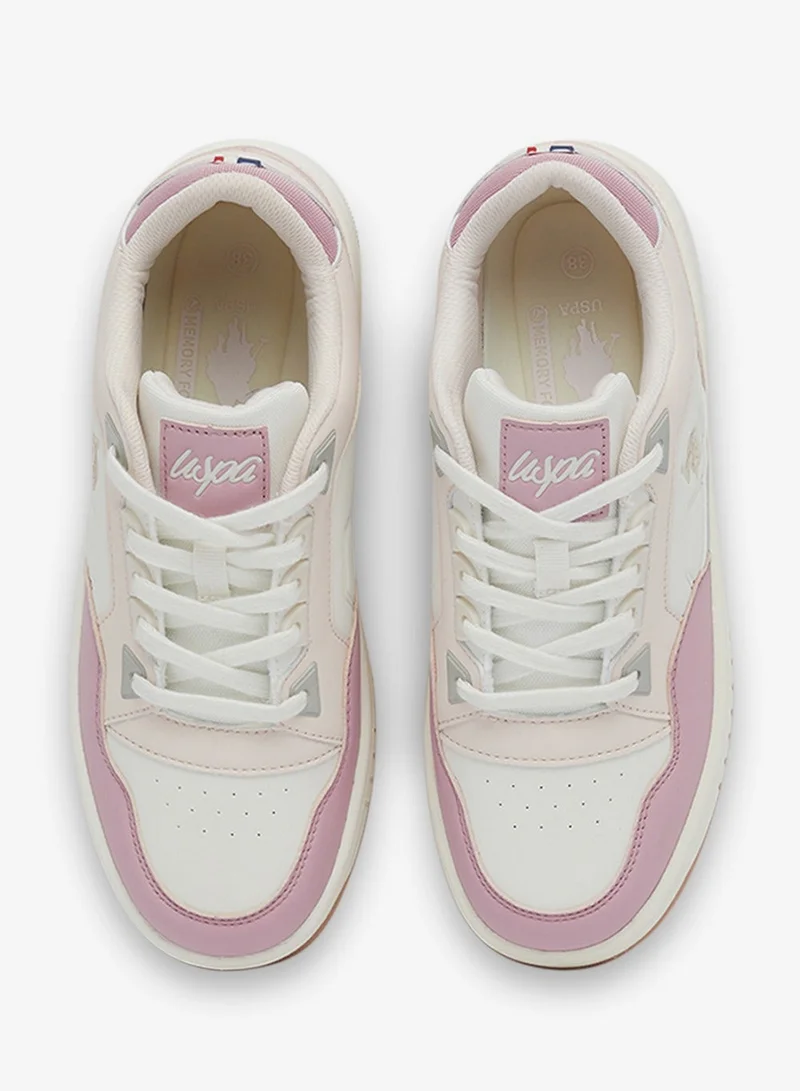 U.S. Polo Assn. Powder Women's Low-Top Sneakers - High-Quality Sole for Everyday Look Shoes for Women | Best Price UAE