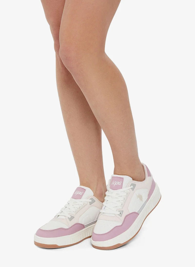 U.S. Polo Assn. Powder Women's Low-Top Sneakers - High-Quality Sole for Everyday Look Shoes for Women | Best Price UAE