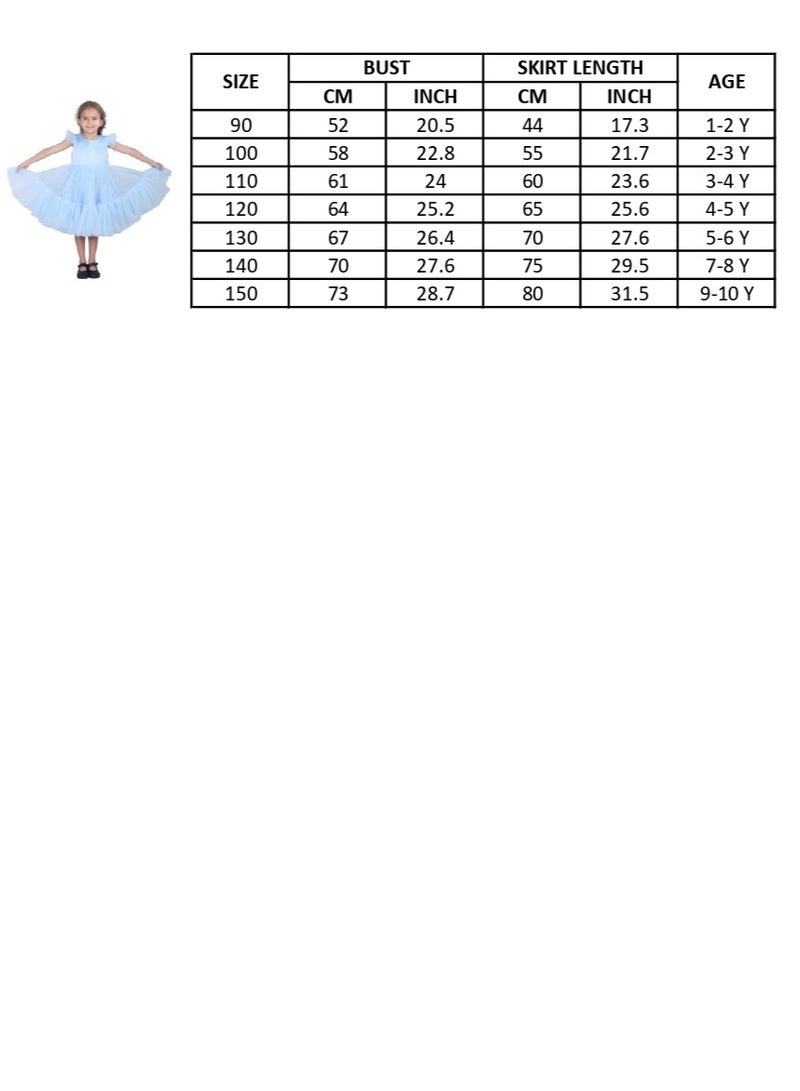 D'Daniela Tulle Ruffle Dress - Image 4