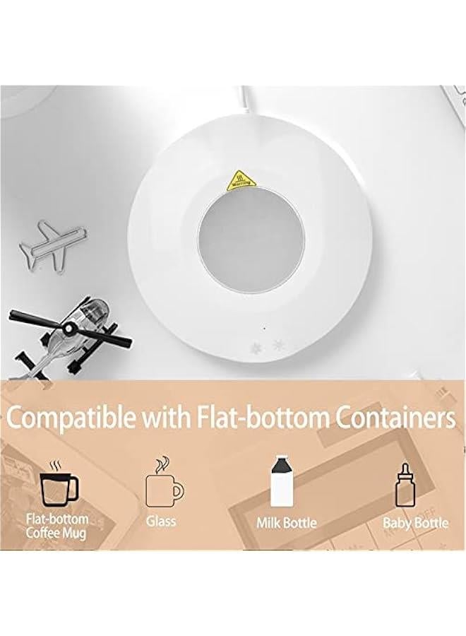 USB Coaster,Cup Pad,Coaster,USB Charging Mat,Insulated Pad Mat,Dual Use USB Cooler Warmer Cup Coffee Tea Beverage Cans Cooler & Warmer Heater Chilling Coasters,(White) - Image 4