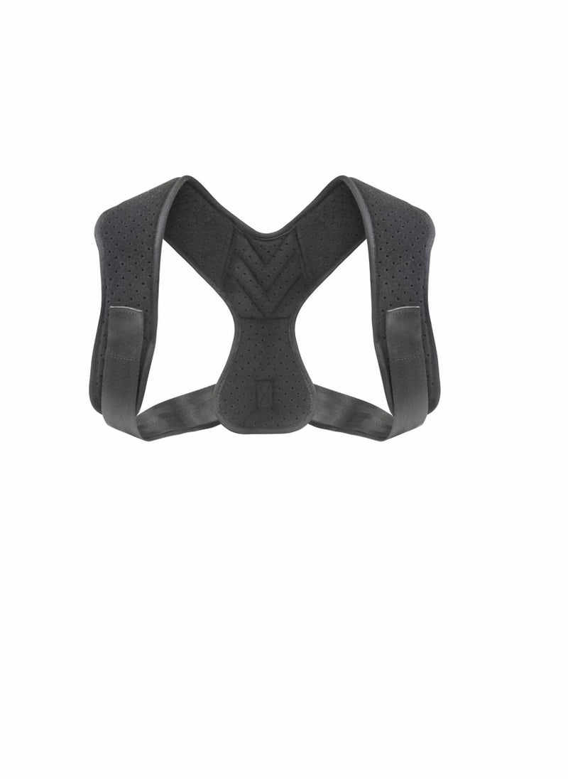 Generic - Adjustable Posture Corrector Upper Back Brace for Pain Relief Comfortable Breathable Design Universal Size for Neck Back Shoulder Support - Image 1