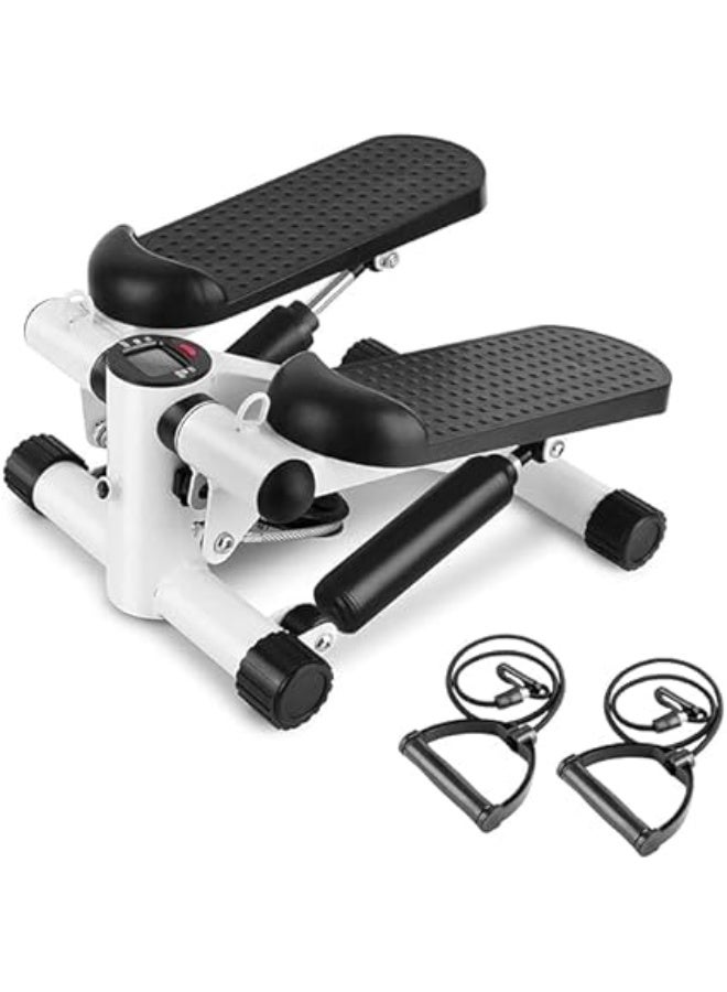 CITY STAR Exercise  Steppers for Exercise, 16-Level Adjustable Resistance Stair Steppers with Arm Training Bands for Home Fitness, Mini Steppers with Max 330LBS Loading Bearing Portable Home Exercise Equipment