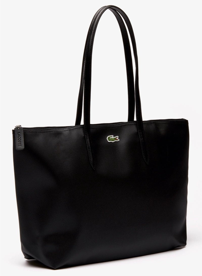 لاكوست أزياء لاكوست النسائية مفهوم متعدد الاستخدامات سعة كبيرة حجم كبير سحابة اليد حقيبة حقيبة حقيبة كبيرة كبيرة - Image 4