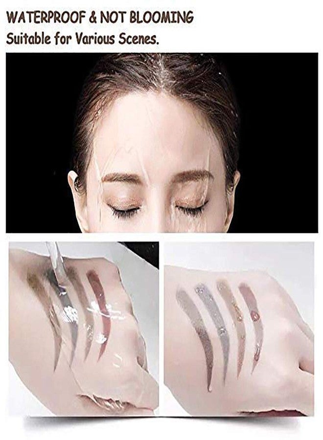 QUEMISS Microblading Eyebrow Pen 3D 4 Fork Tip Eyebrow Pencil Creates Lasting MakeUp Professional Natural Looking Brow Pen Cover Sparse Areas Daily Waterproof Brow Pencil - Image 2