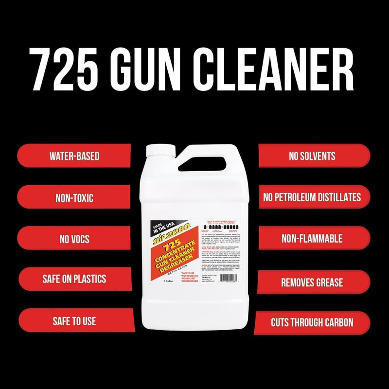 Slip2000 SLIP 2000 725 Concentrate Gun Cleaner Degreaser - Removes Deposits of Carbon, Grease, Grime and more. (1 gal) - Image 2