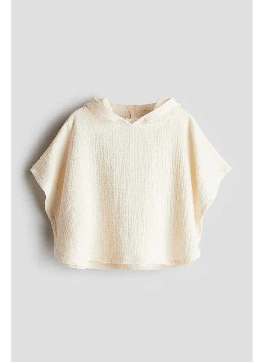 H&M Cotton Muslin Poncho Towel
