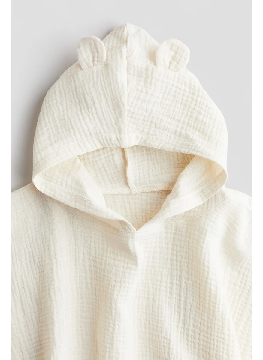 H&M Cotton Muslin Poncho Towel