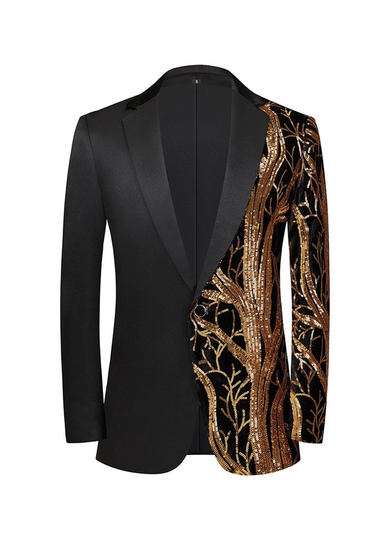 Shougu Glitter Business Formal Fashion Trend Casual Suit Jacket  - Image 1