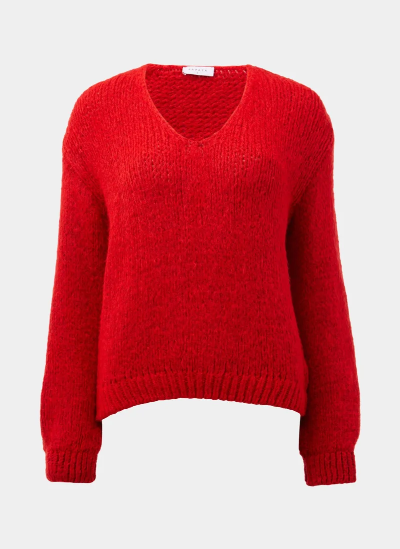 Matalan Red V-Neck Jumper