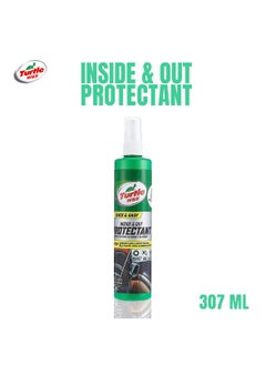 Turtle Wax Quick and Easy Inside And Out Protectant Deep Rich Shine And Protection For Plastic Vinyl Rubber 307ml