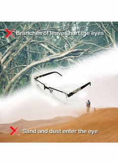 Y&D 3 Pairs Safety Glasses Side Shields,Slip on Clear Shields,Fits Small to Medium Eyeglasses Frames Shields Protect  - Image 2