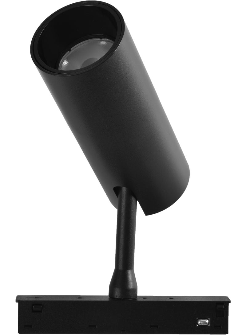 NERFA Spot on magnetic track, black color with cream lighting - stylish modern design - Image 3