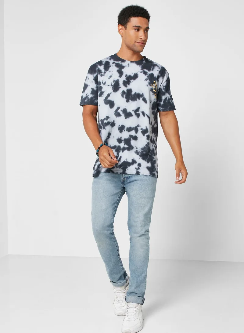 سفنتي فايف Tie Dye T Shirt