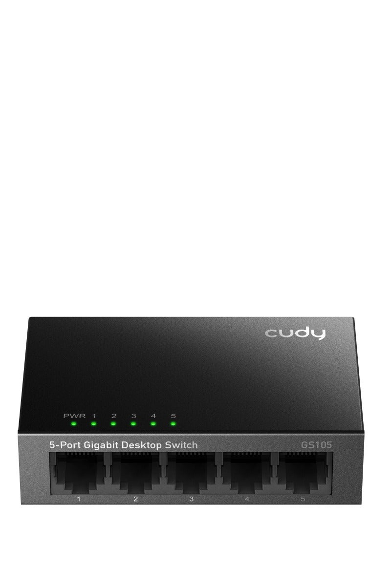 cudy GS105 5-Port Gigabit Unmanaged Ethernet Switch – Metal Casing, Compact, Desktop & Wall-Mount - Image 4