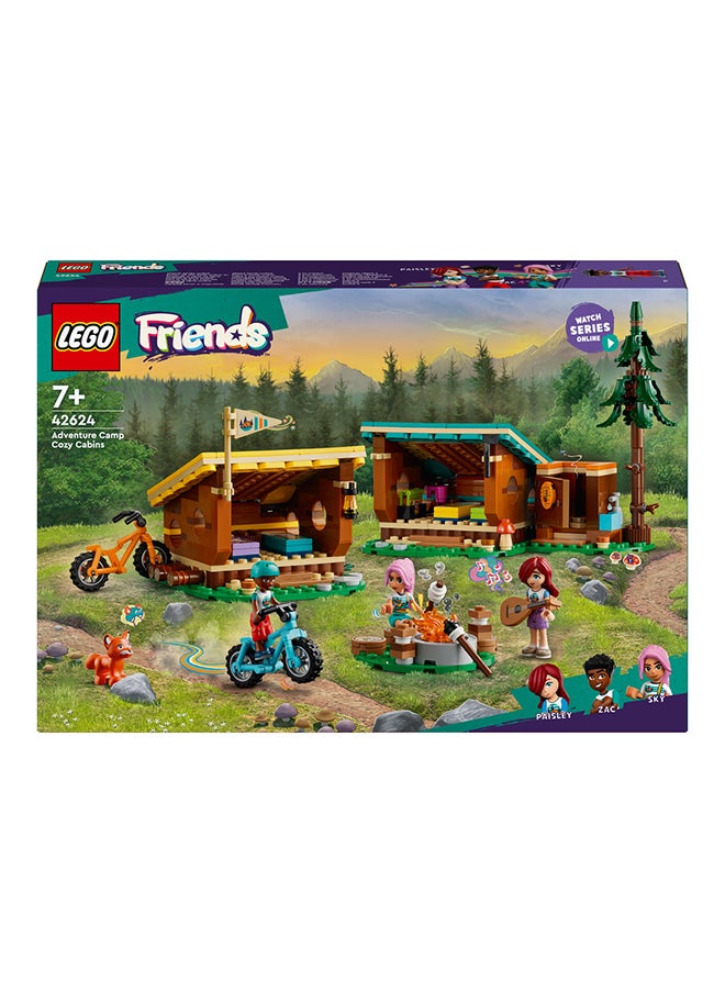 LEGO LEGO Friends Adventure Camp Cosy Cabins 42624 (437) Pieces  - Image 2