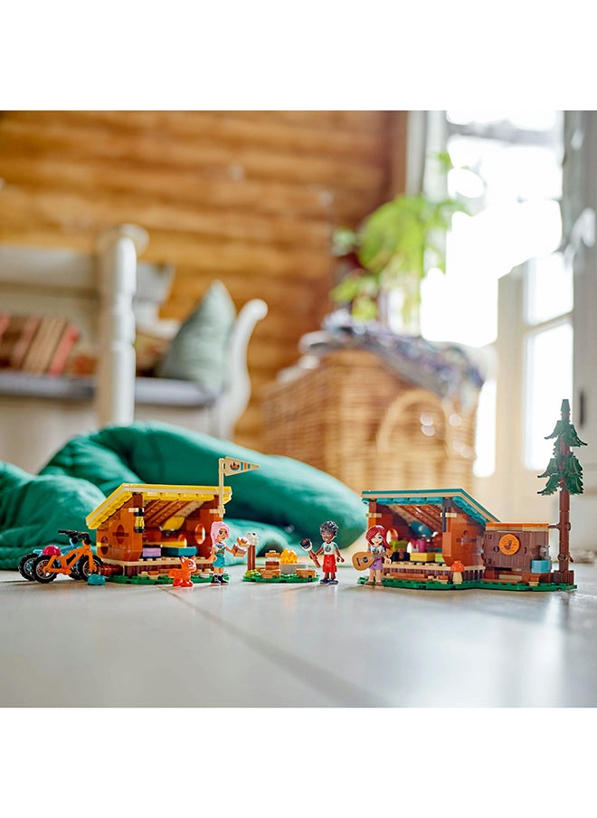LEGO Friends Adventure Camp Cosy Cabins Camping Toy Set, Kids’ Nature Playset, Pretend Play For Girls And Boys Aged 7 Years And Over With 3 Mini-Doll Characters And A Fox (437 Pieces) 42624  - Image 5