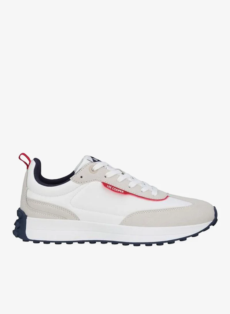 Lee Cooper WHITE Women Lace-Up Ankle Sneakers for Women | Best Price UAE