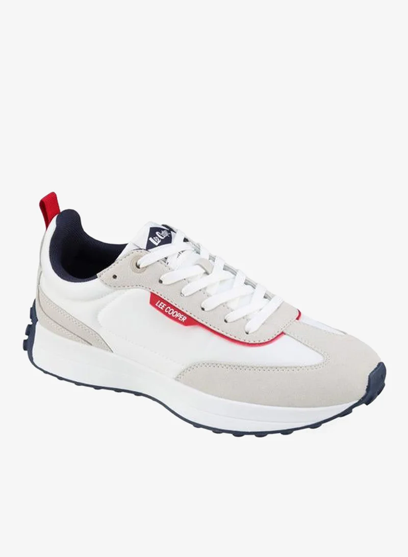 Lee Cooper WHITE Women Lace-Up Ankle Sneakers for Women | Best Price UAE